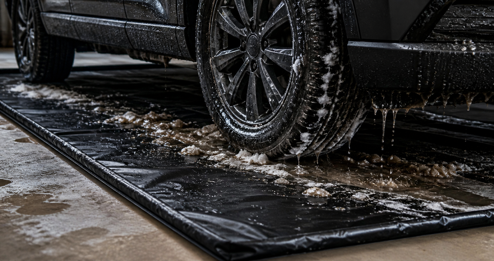 Built for Snow, Mud, and Road Salt: Why Raised Edges Matter in a Garage Mat