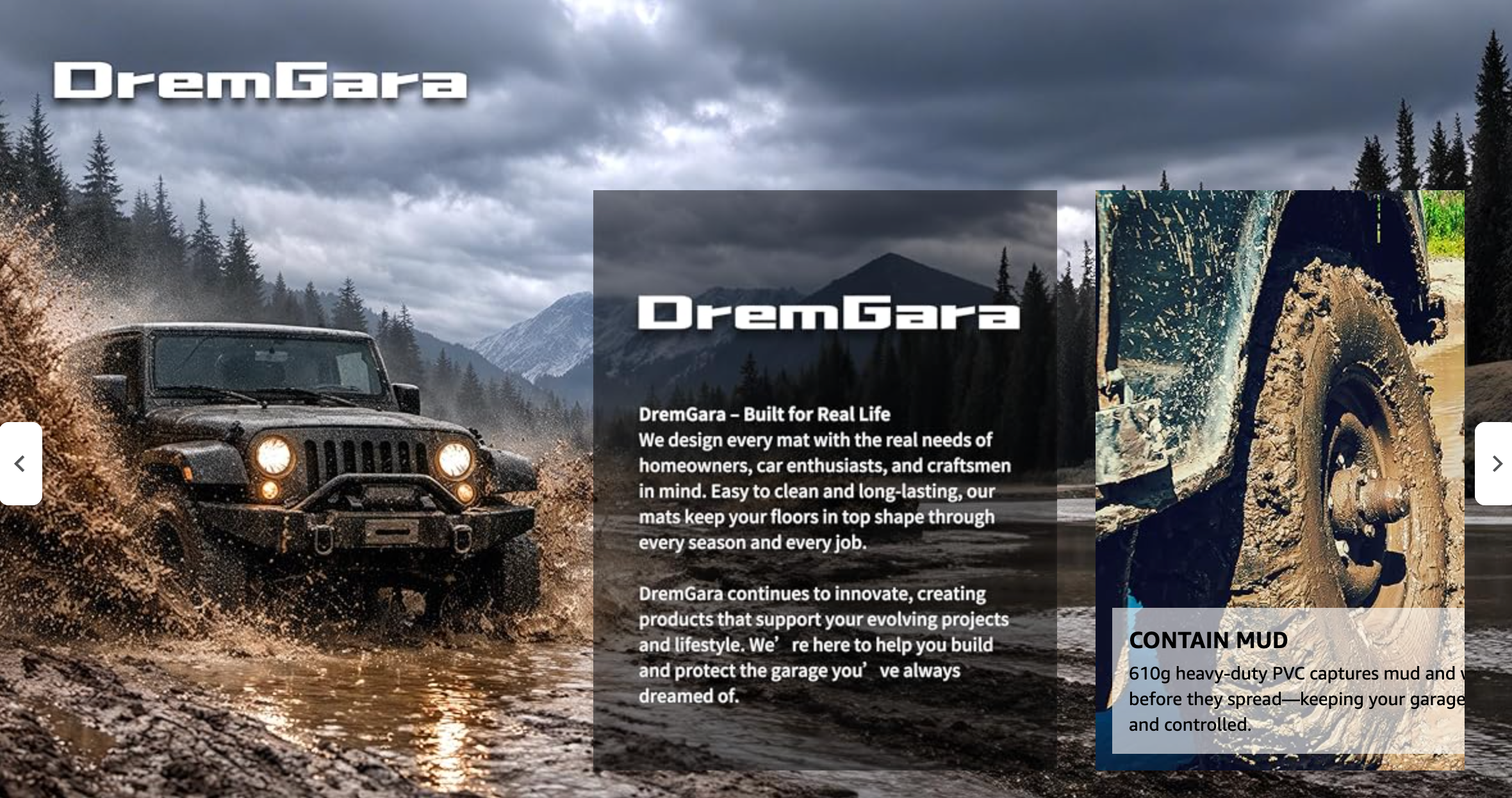 DremGara builds heavy-duty mats for homeowners who want the garage to stay clean, usable, and worth taking care of.